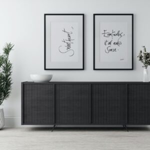 2in1: Sweetheart, Eventually it All Makes Sense: Motivational Affirmation, Handwritten Wall Art - Printable (signed)